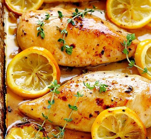 Lemon Chicken W/ Cauliflower Mash