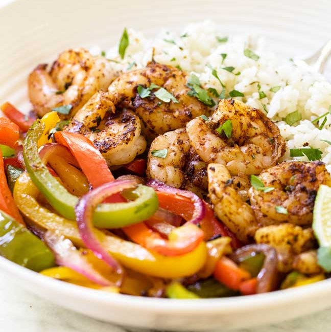 Shrimp Fajita Bowl