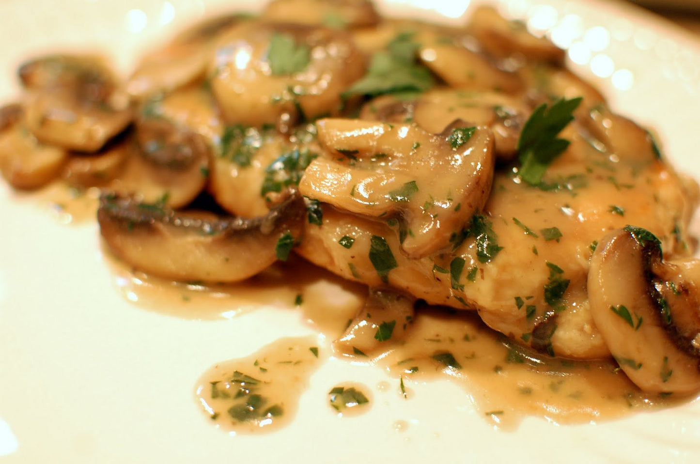 Chicken Marsala W/ Mashed Cauliflower