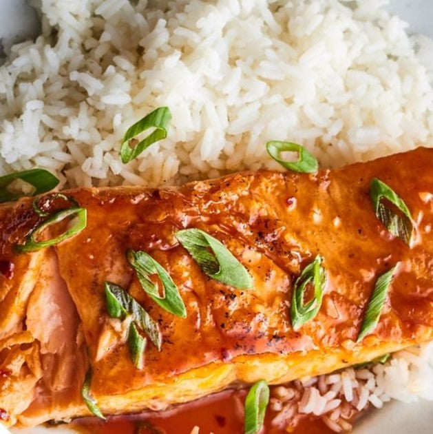 Fiery salmon
