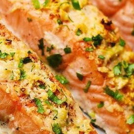 garlic parmesan salmon