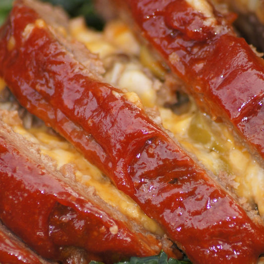 Cheddar Stuffed Meatloaf